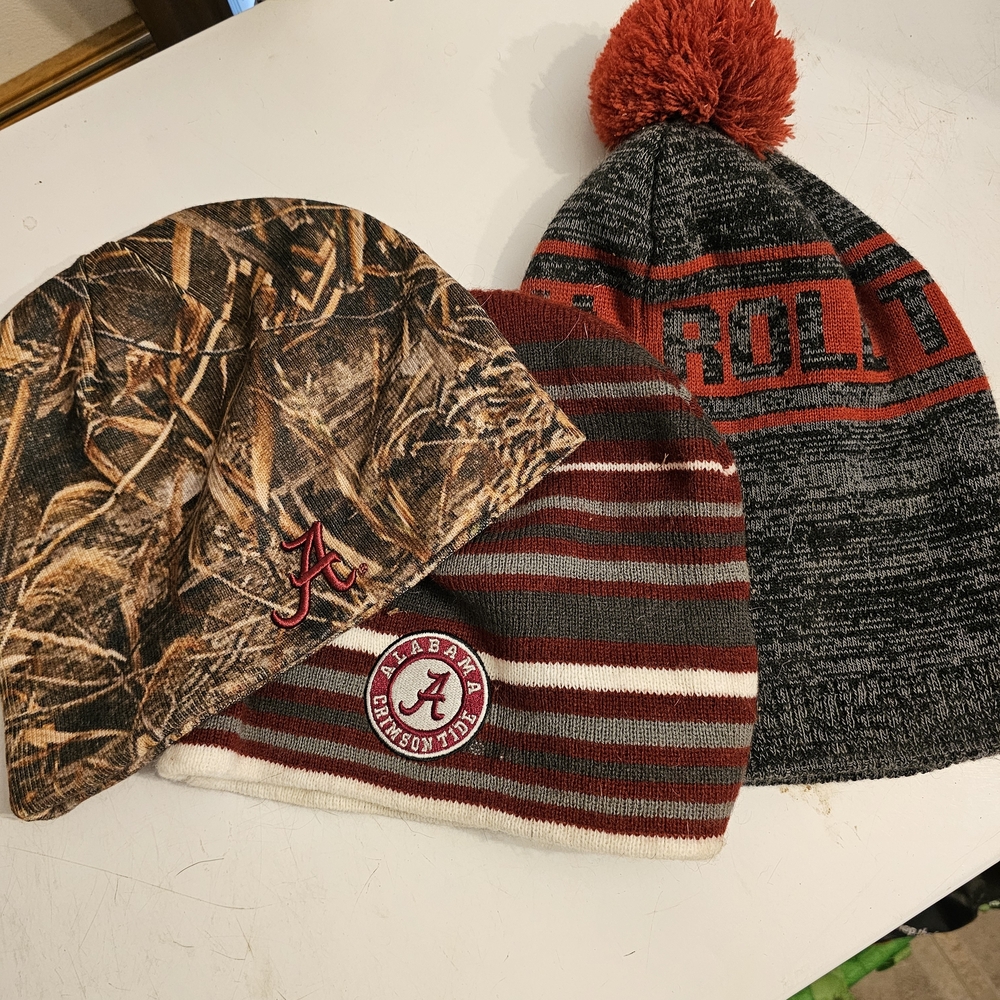 Alabama Themed Beanie Set